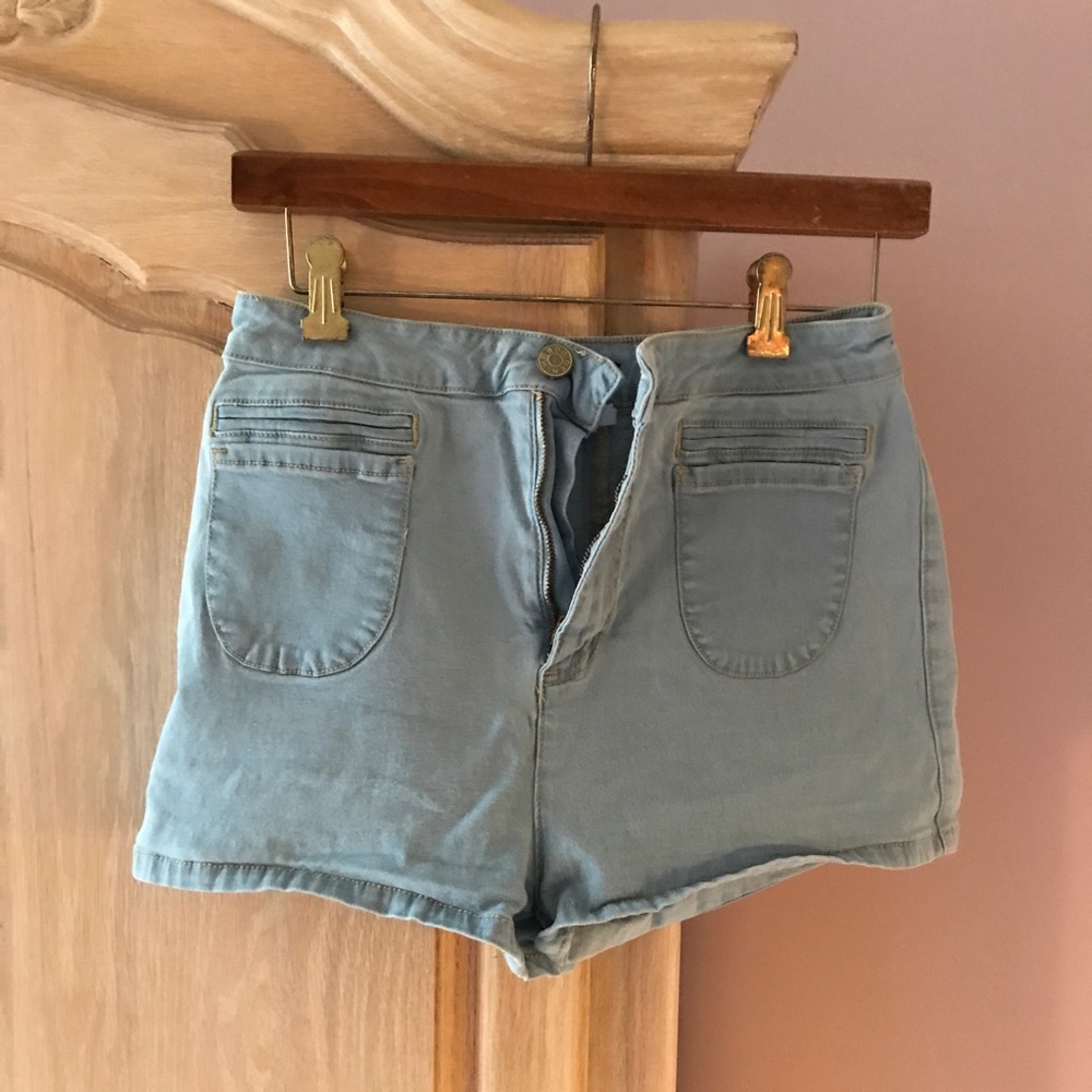 Denim shorts